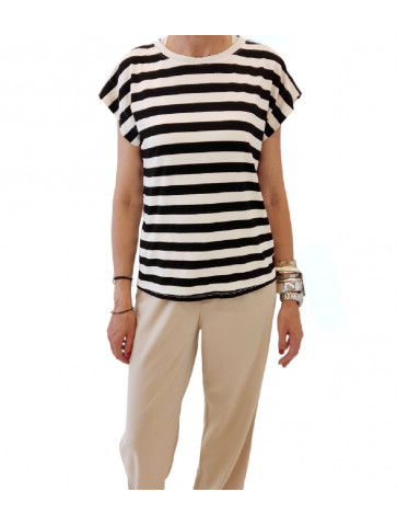 Women's viscose striped blouse